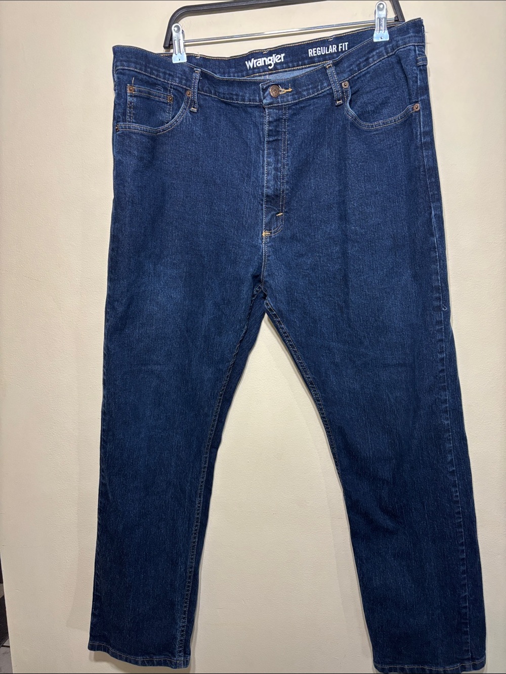 Wrangler Men’s Jeans - Indigo Blue Relaxed Fit